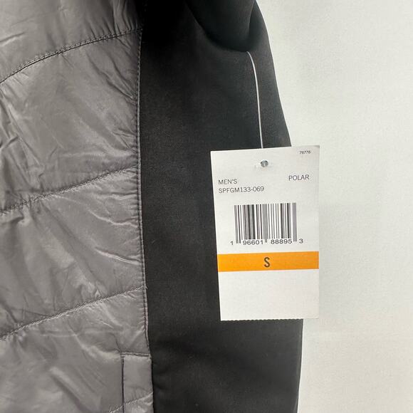 Spyder Size Small Coat Gray Full Zip Puffer Jacket Insulated Winter Snow NWT - Picture 3 of 5